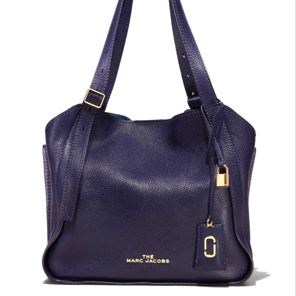 Marc Jacobs blue leather handbag